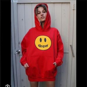 Drew house red hoodie